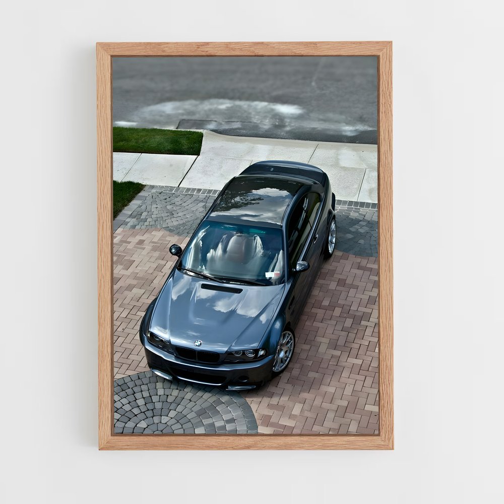 Poster E46 Noir Étoilé – affiche BMW (vue 4)